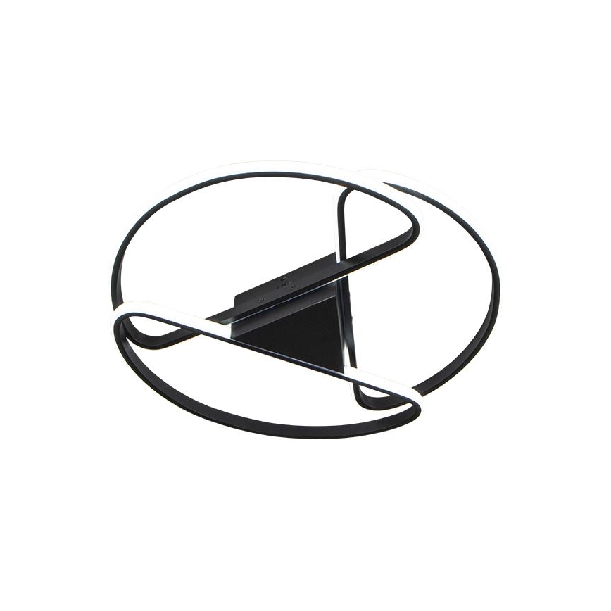 Dimbare LED Plafondlamp LED/75W/230V 3000-6500K zwart + afstandsbediening