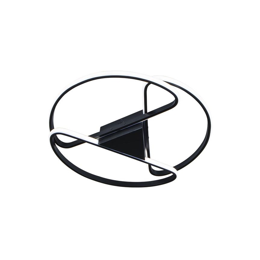 Dimbare LED Plafondlamp LED/75W/230V 3000-6500K zwart + afstandsbediening