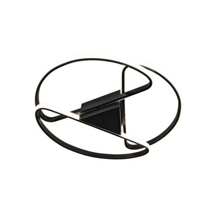 Dimbare LED Plafondlamp LED/75W/230V 3000-6500K zwart + afstandsbediening