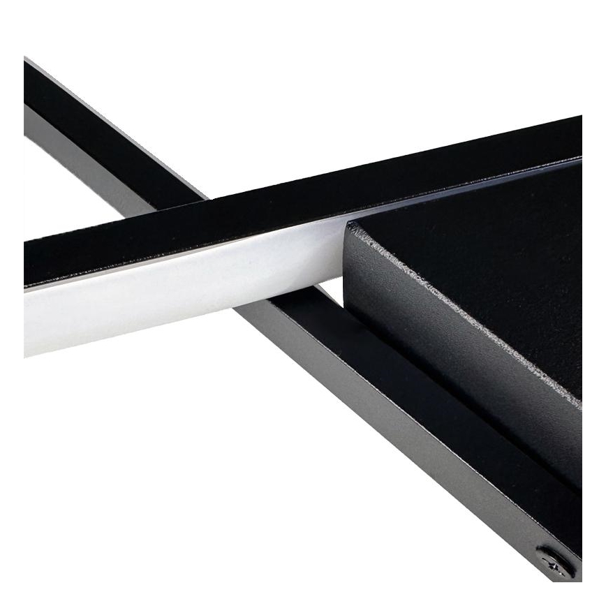 Dimbare LED Plafondlamp LED/75W/230V 3000-6500K zwart + afstandsbediening