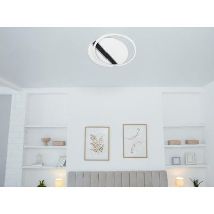Dimbare LED plafondlamp LED/80W/230V 3000-6500K wit + afstandsbediening