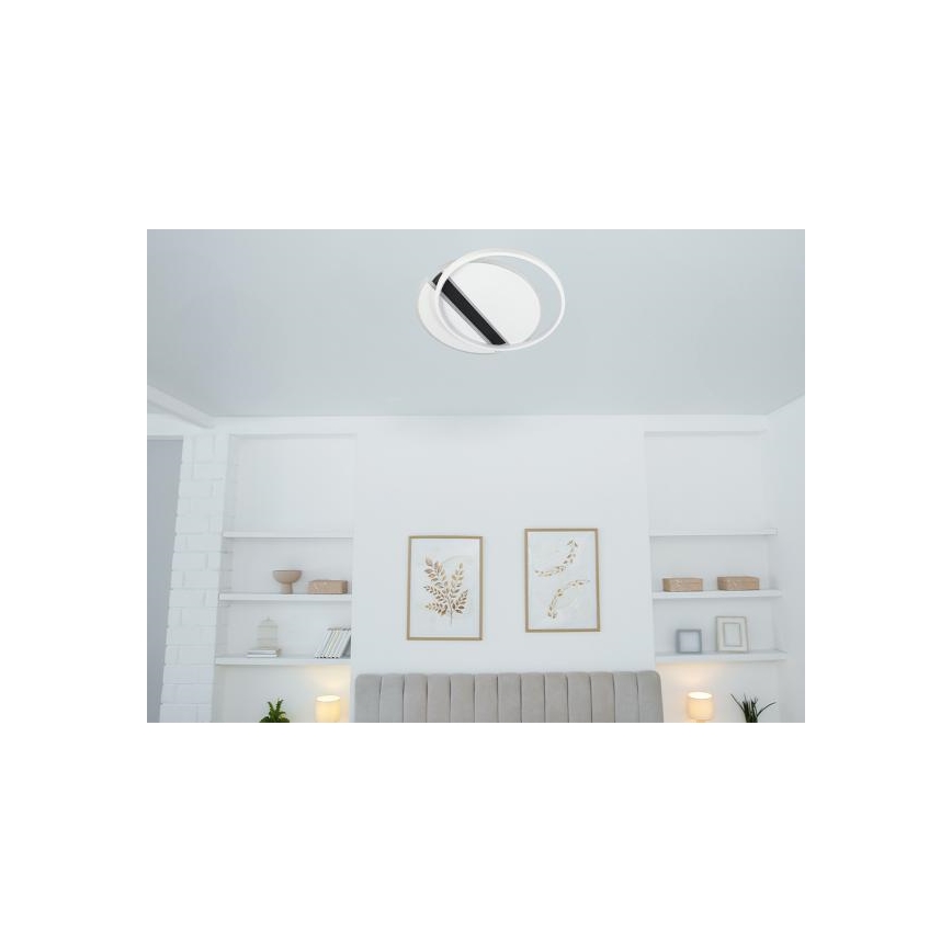 Dimbare LED plafondlamp LED/80W/230V 3000-6500K wit + afstandsbediening