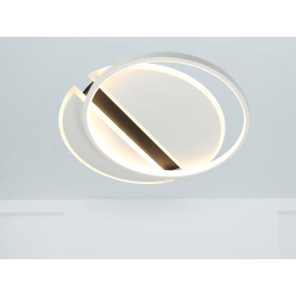 Dimbare LED plafondlamp LED/80W/230V 3000-6500K wit + afstandsbediening