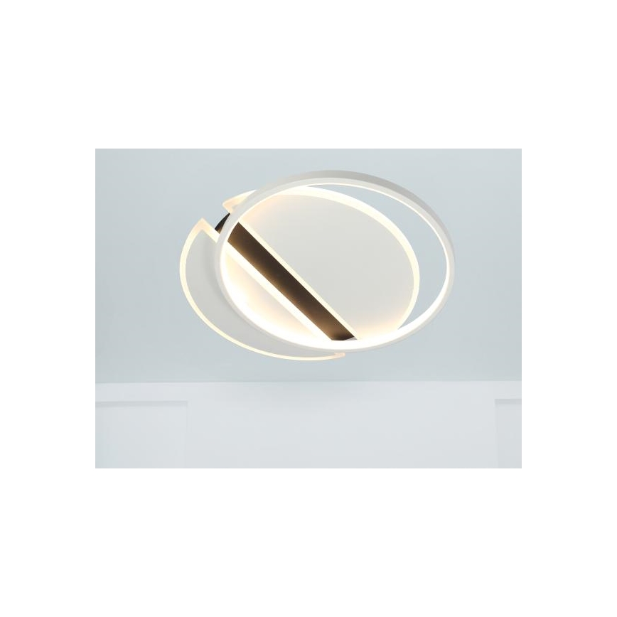 Dimbare LED plafondlamp LED/80W/230V 3000-6500K wit + afstandsbediening