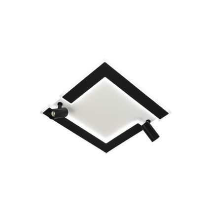 Dimbare LED Plafondlamp LED/80W/230V 3000-6500K zwart + afstandsbediening