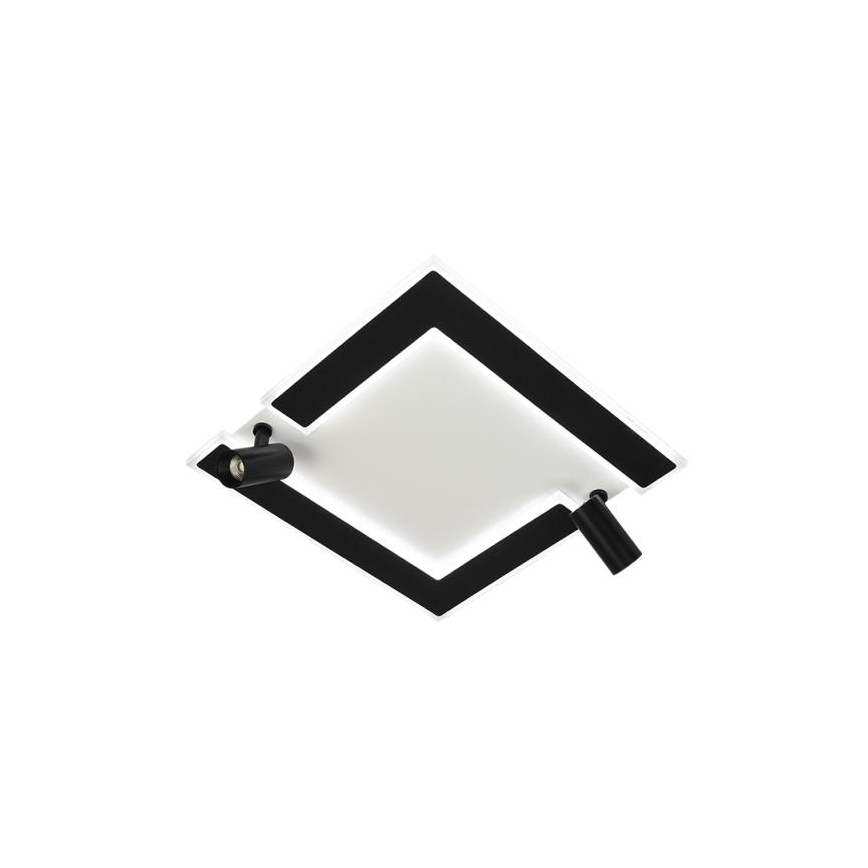 Dimbare LED Plafondlamp LED/80W/230V 3000-6500K zwart + afstandsbediening