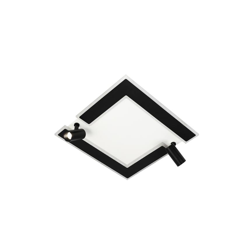 Dimbare LED Plafondlamp LED/80W/230V 3000-6500K zwart + afstandsbediening