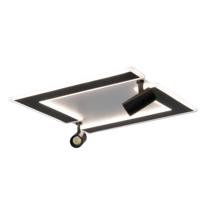 Dimbare LED Plafondlamp LED/80W/230V 3000-6500K zwart + afstandsbediening