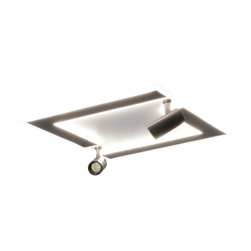 Dimbare LED Plafondlamp LED/80W/230V 3000-6500K zwart + afstandsbediening