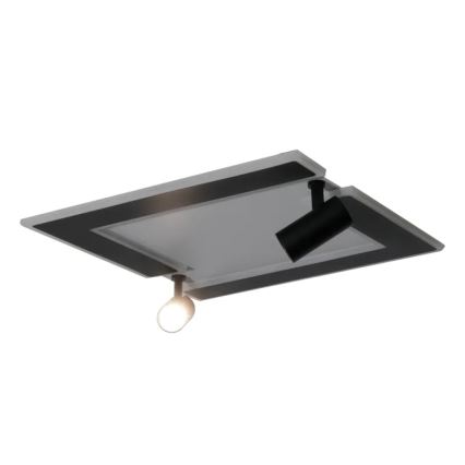 Dimbare LED Plafondlamp LED/80W/230V 3000-6500K zwart + afstandsbediening