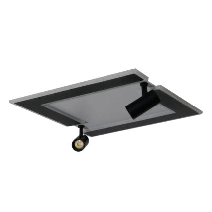 Dimbare LED Plafondlamp LED/80W/230V 3000-6500K zwart + afstandsbediening