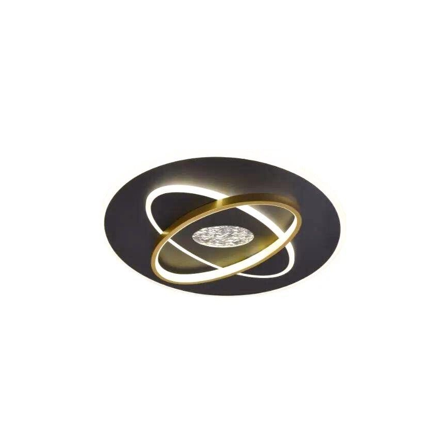 Dimbare LED plafondlamp LED/80W/230V 3000-6500K zwart + afstandsbediening