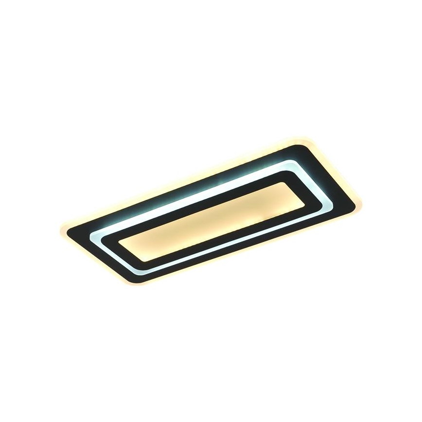 Dimbare LED plafondlamp LED/85W/230V 3000-6500K zwart + afstandsbediening
