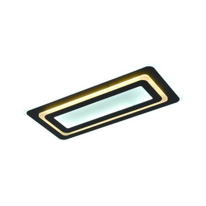 Dimbare LED plafondlamp LED/85W/230V 3000-6500K zwart + afstandsbediening
