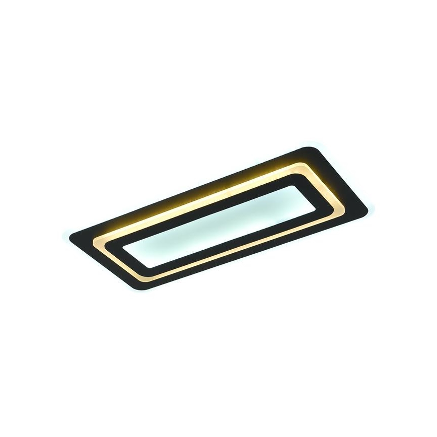 Dimbare LED plafondlamp LED/85W/230V 3000-6500K zwart + afstandsbediening