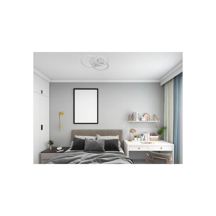 Dimbare LED-plafondlamp LED/90W/230V 3000-6500K + afstandsbediening