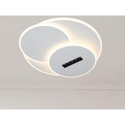 Dimbare LED Plafondlamp LED/90W/230V 3000-6500K wit + afstandsbediening