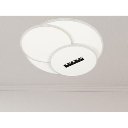 Dimbare LED Plafondlamp LED/90W/230V 3000-6500K wit + afstandsbediening