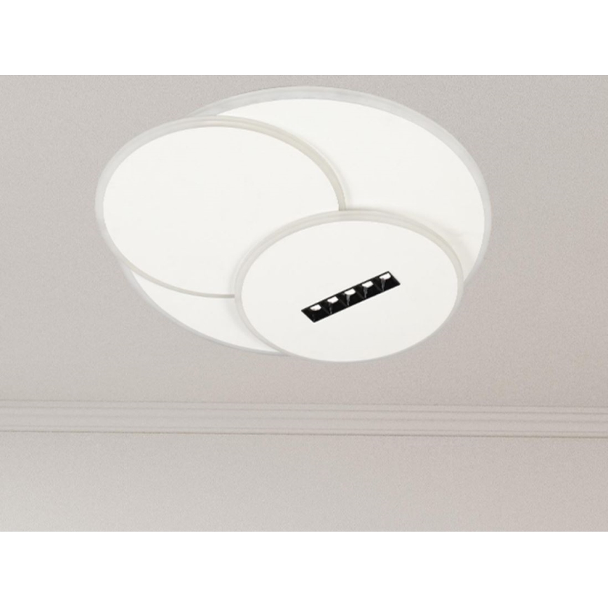 Dimbare LED Plafondlamp LED/90W/230V 3000-6500K wit + afstandsbediening