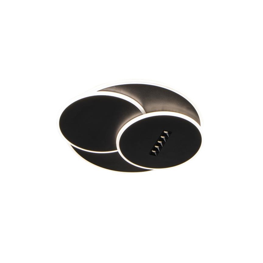 Dimbare LED Plafondlamp LED/90W/230V 3000-6500K zwart + afstandsbediening
