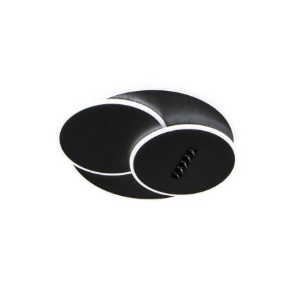 Dimbare LED Plafondlamp LED/90W/230V 3000-6500K zwart + afstandsbediening