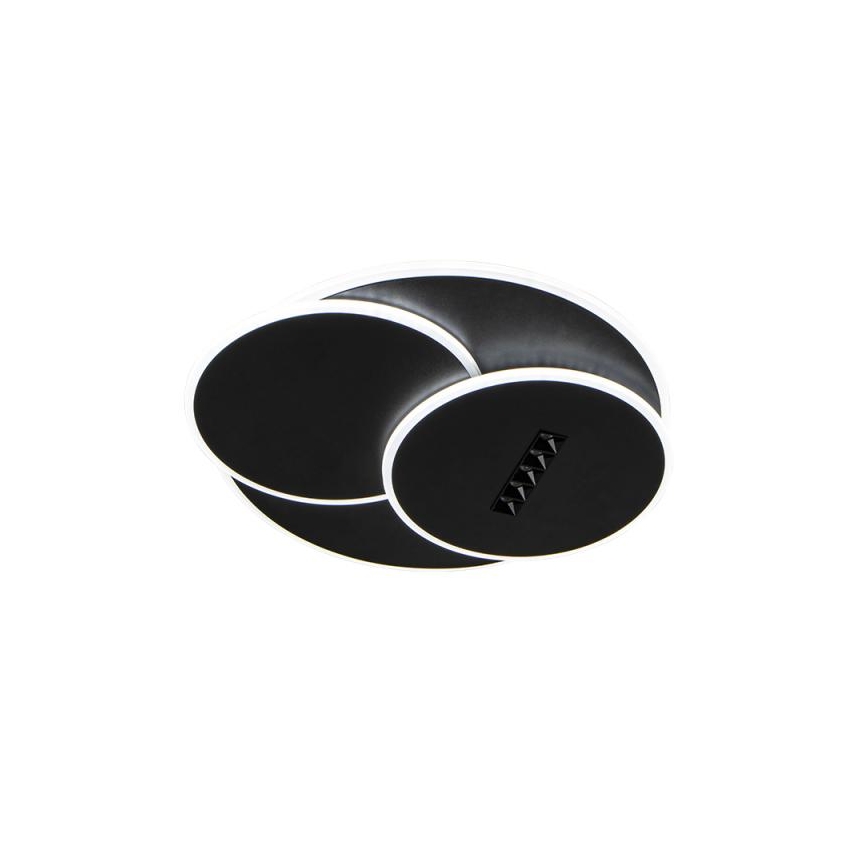 Dimbare LED Plafondlamp LED/90W/230V 3000-6500K zwart + afstandsbediening