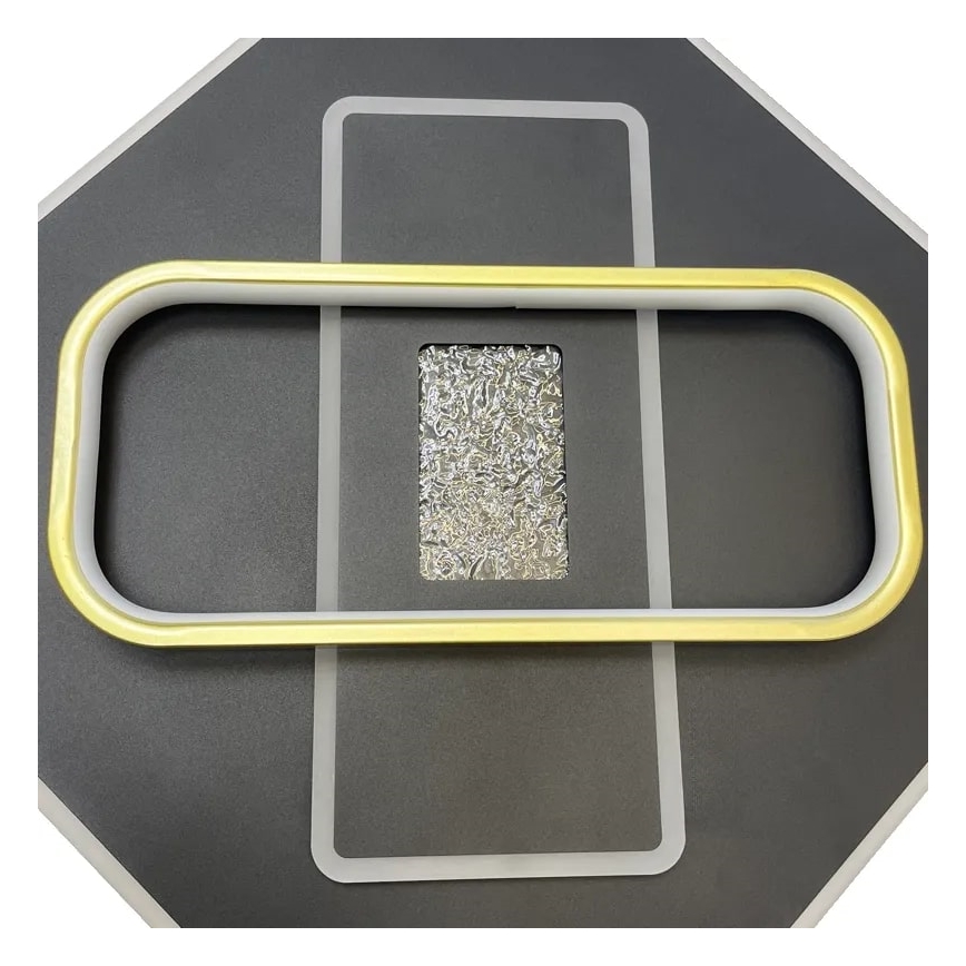 Dimbare LED plafondlamp LED/90W/230V 3000-6500K zwart + afstandsbediening
