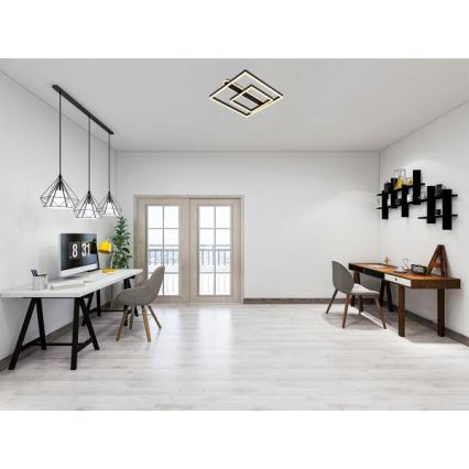 Dimbare LED-plafondlamp LED/95W/230V 3000-6500K + afstandsbediening