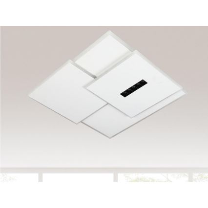 Dimbare LED Plafondlamp LED/95W/230V 3000-6500K wit + afstandsbediening