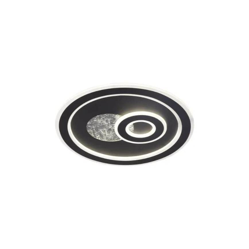 Dimbare LED plafondlamp LED/95W/230V 3000-6500K zwart + afstandsbediening