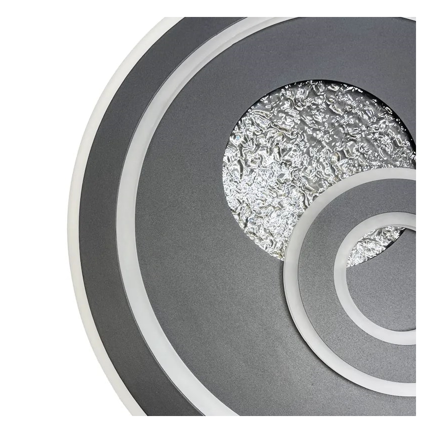 Dimbare LED plafondlamp LED/95W/230V 3000-6500K zwart + afstandsbediening