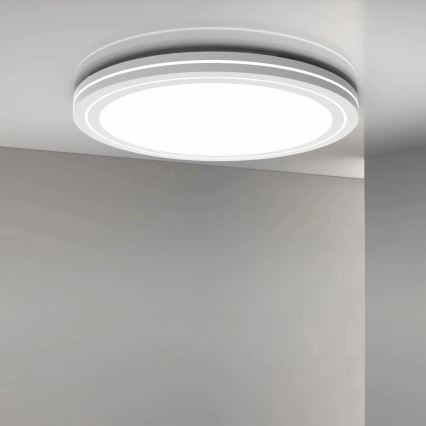LED Dimbare badkamer plafondverlichting MARIAN LED/72W/230V diameter 48 cm 3000-6000K IP44 + afstandsbediening