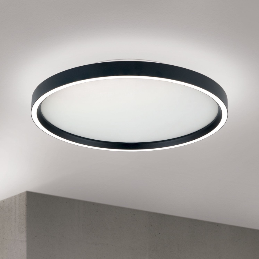 Dimbare LED Plafondlamp MASCA LED/36W/230V 2700/3350/4000K diameter 40 cm zwart