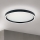Dimbare LED Plafondlamp MASCA LED/36W/230V 2700/3350/4000K diameter 40 cm zwart