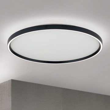 Dimbare LED Plafondlamp MASCA LED/47W/230V 2700/3350/4000K diameter 60 cm zwart