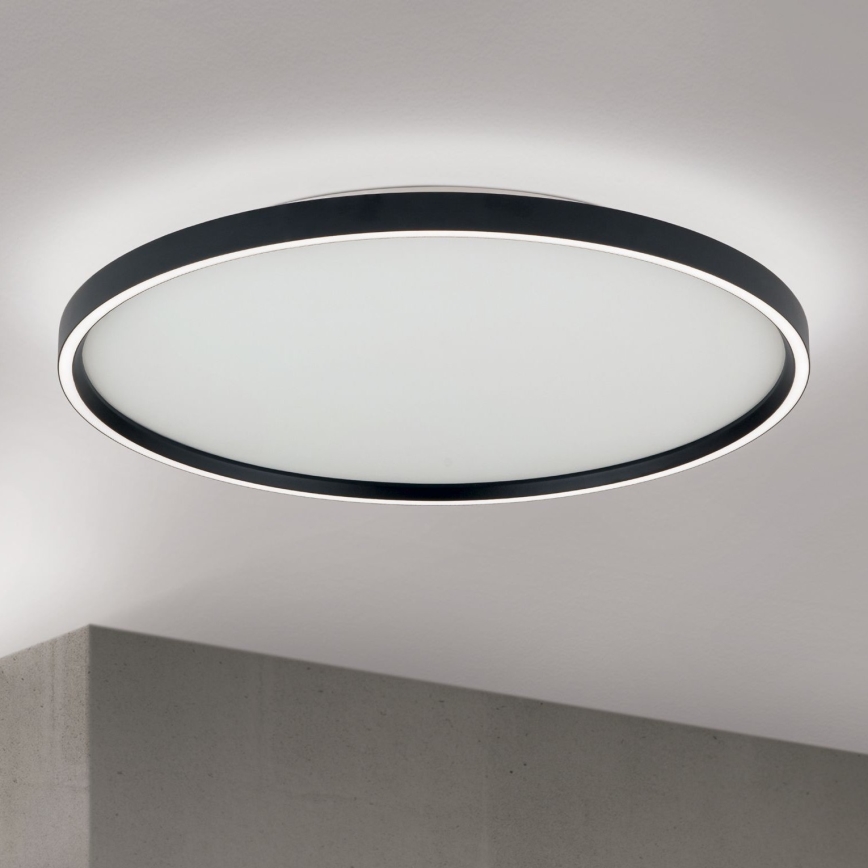 Dimbare LED Plafondlamp MASCA LED/47W/230V 2700/3350/4000K diameter 60 cm zwart