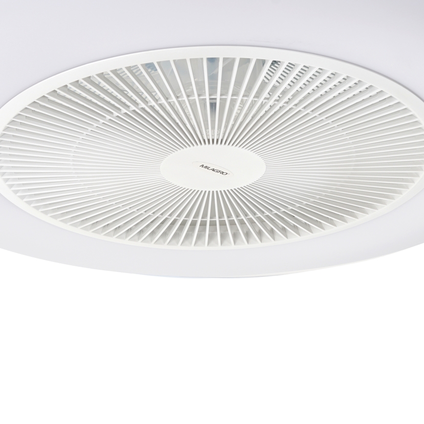 Dimbare LED Plafondlamp met Ventilator ARIA LED/38W/230V 3000-6000K wit + afstandsbediening