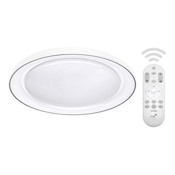 Dimbare LED plafondlamp OPAL LED/24W/230V + afstandsbediening