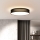 Dimbare LED plafondlamp PENLEY LED/48W/230V 3000-6500K diameter 40 cm zwart + afstandsbediening