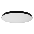 Dimbare LED-plafondlamp SIENA LED/80W/230V 3000-6000K Ø 75 cm zwart + afstandsbediening