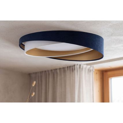 Dimbare LED-plafondlamp SMART GALAXY MODERN LED/24W/230V 3000-6500K Ø 55 cm blauw/wit/goud + afstandsbediening