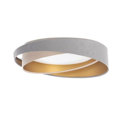 Dimbare LED-plafondlamp SMART GALAXY MODERN LED/24W/230V 3000-6500K Ø 55 cm grijs/beige/goud + afstandsbediening