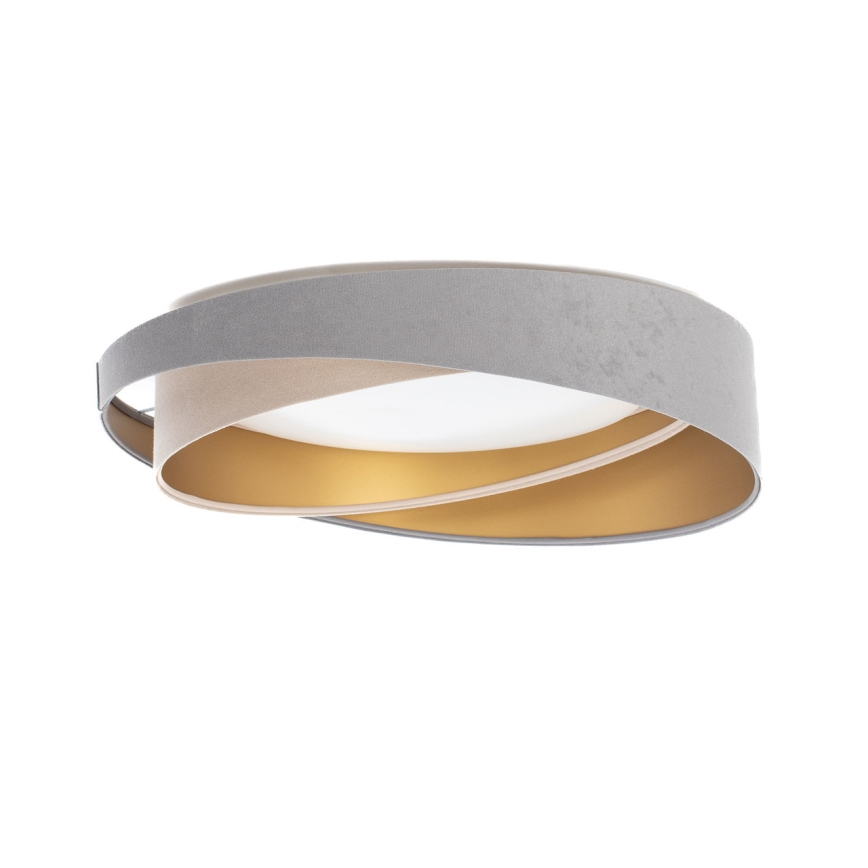 Dimbare LED-plafondlamp SMART GALAXY MODERN LED/24W/230V 3000-6500K Ø 55 cm grijs/beige/goud + afstandsbediening