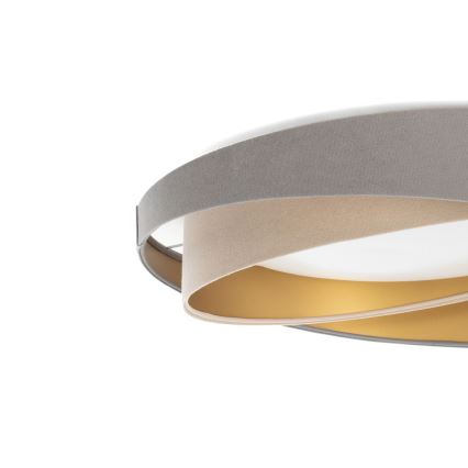 Dimbare LED-plafondlamp SMART GALAXY MODERN LED/24W/230V 3000-6500K Ø 55 cm grijs/beige/goud + afstandsbediening