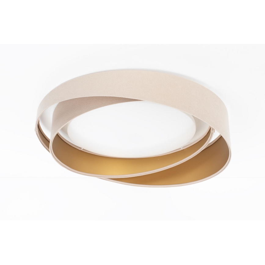 LED-dimbare plafondlamp SMART GALAXY MODERN LED/24W/230V 3000-6500K Ø 55 cm beige/goud + afstandsbediening