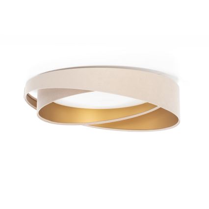 LED-dimbare plafondlamp SMART GALAXY MODERN LED/24W/230V 3000-6500K Ø 55 cm beige/goud + afstandsbediening