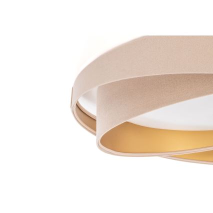 LED-dimbare plafondlamp SMART GALAXY MODERN LED/24W/230V 3000-6500K Ø 55 cm beige/goud + afstandsbediening