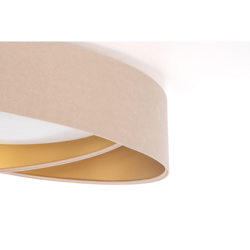 LED-dimbare plafondlamp SMART GALAXY MODERN LED/24W/230V 3000-6500K Ø 55 cm beige/goud + afstandsbediening