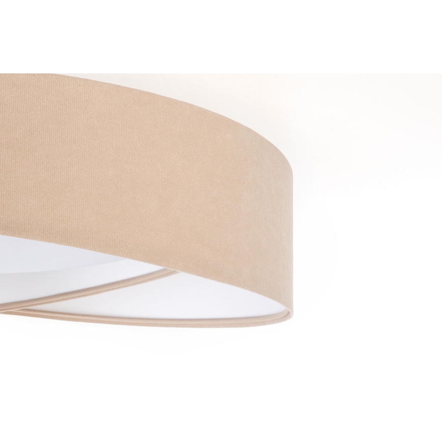 Dimbare LED-plafondlamp SMART GALAXY MODERN LED/24W/230V 3000-6500K Ø 55 cm beige/wit + afstandsbediening