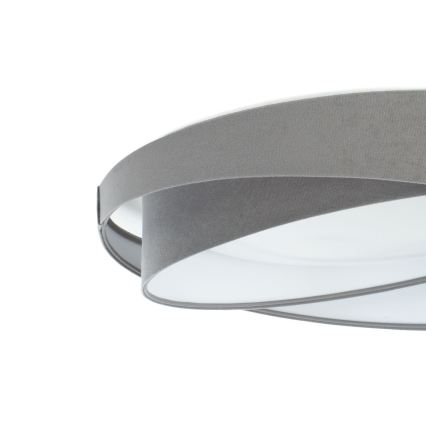 Dimbare LED-plafondlamp SMART GALAXY MODERN LED/24W/230V 3000-6500K Ø 55 cm grijs/wit + afstandsbediening